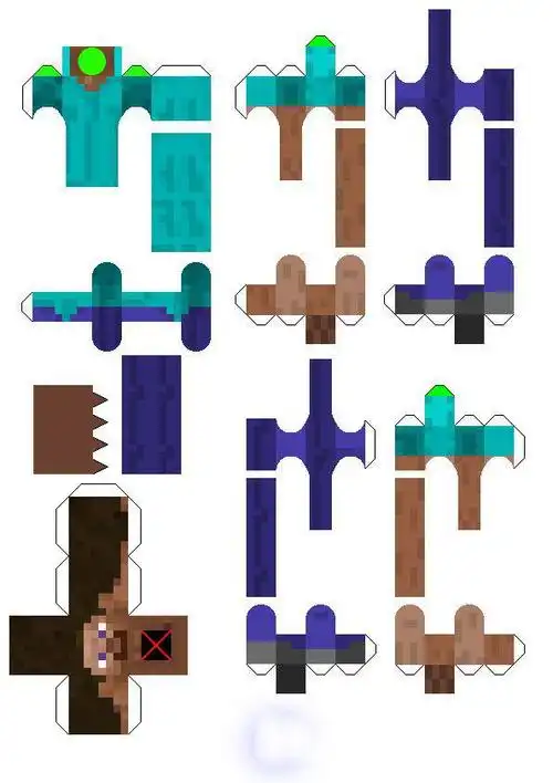 《我的世界》五种手工折纸史蒂夫,你最喜欢哪一种?