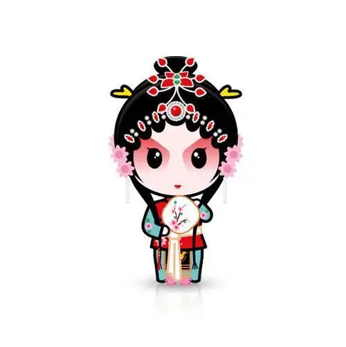 q版京剧人物简笔画步骤