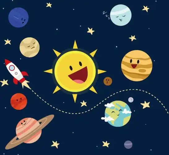 宇宙卡通图