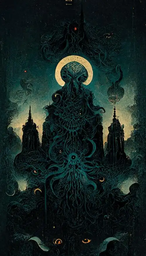 ai绘图:塔罗牌克苏鲁 from:tomu_to_mu|苏鲁|塔罗牌|绘图_新浪新闻