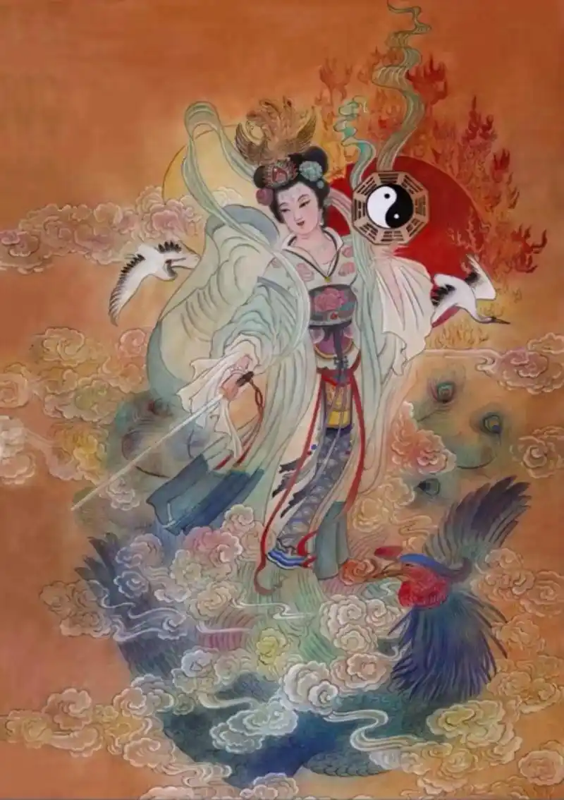九天玄女,简称玄女,俗称九天娘娘,玄牝氏,九天玄女娘娘,九天 - 抖音