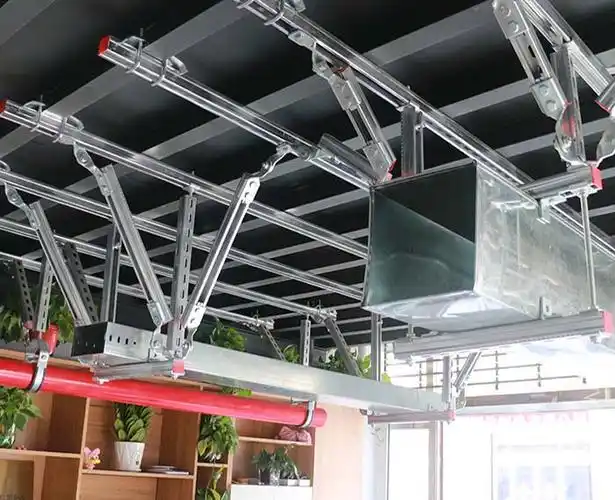 抗震支架安装过程无需焊接和钻孔这类工作.