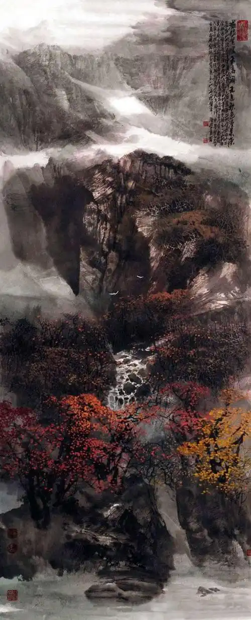 陈学良的现代山水画