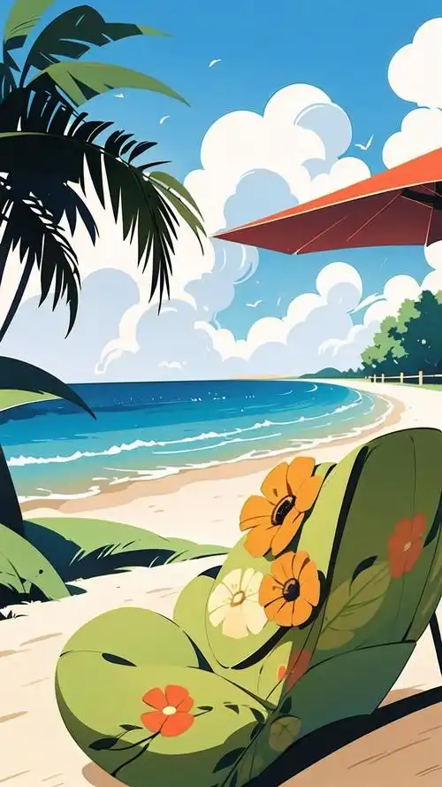 夏日海滩壁纸清新一夏