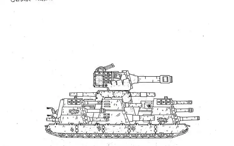 gerand"英国怪物"up我又画了一个---英国kv-45