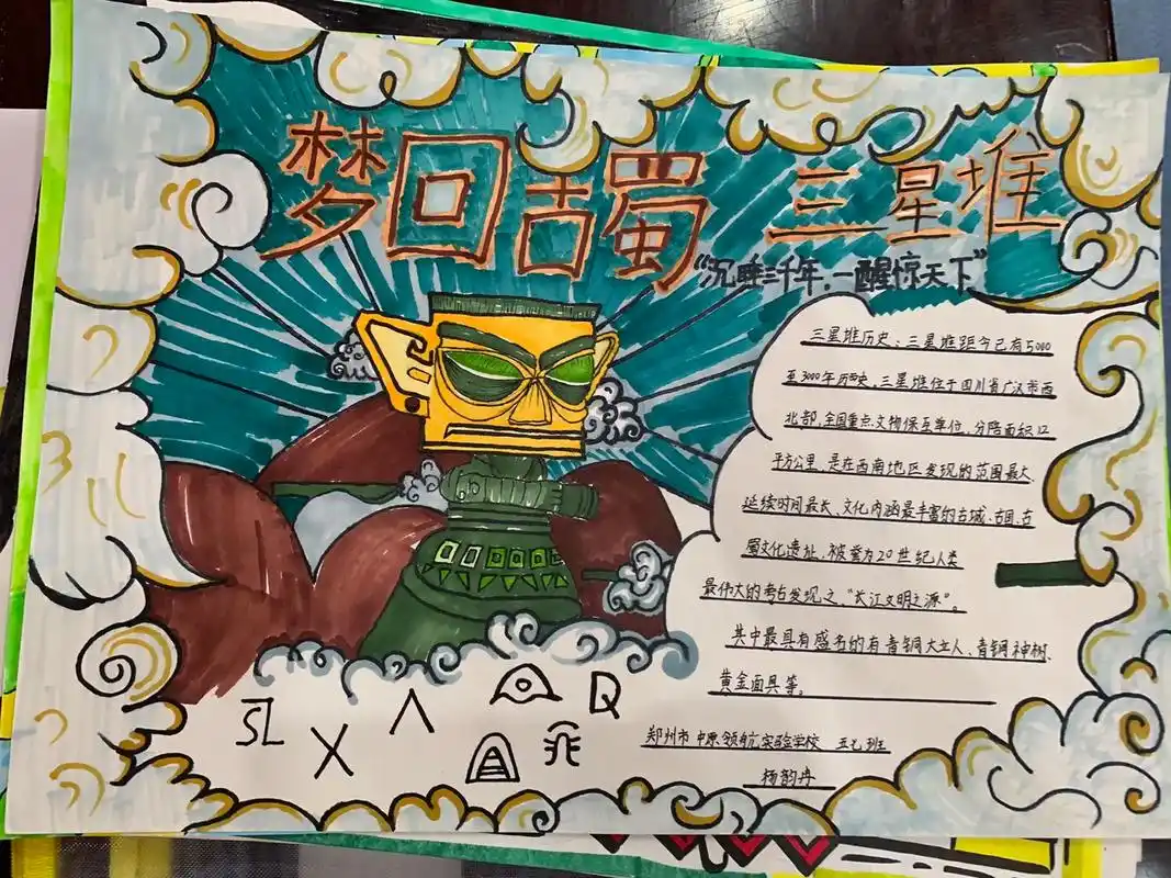 博物馆寻宝记手抄报图片 - 抖音