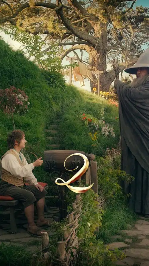 霍比特人#矮人远征军一路异常艰险,暂落脚长湖镇,孤山城堡中沉睡在