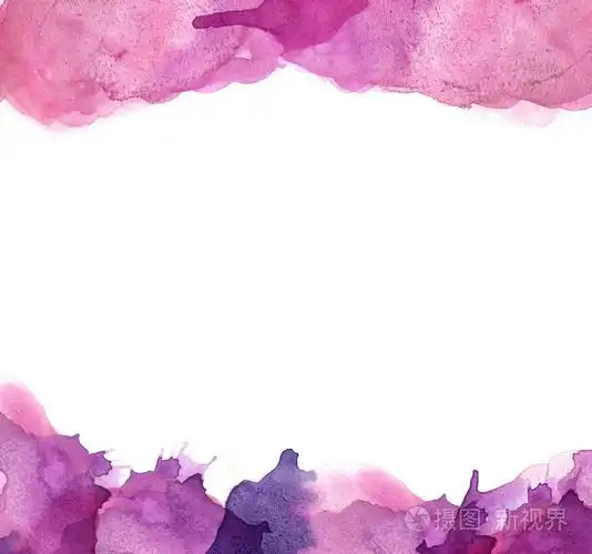 水彩颜料高分辨率水彩框架背景