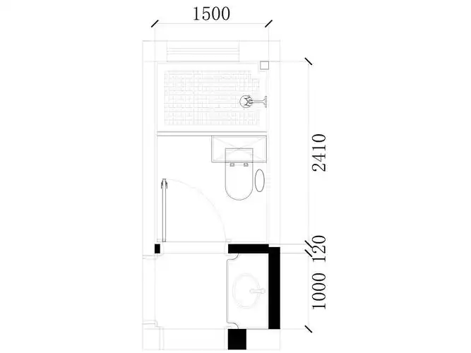 【已回复】淋浴房马桶怎么摆放_平面研讨_室内设计联盟 - powered by