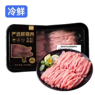 【鲜京采猪肉】鲜京采 严选冷鲜猪瘦肉丝150g【行情 报价 价格 评测】