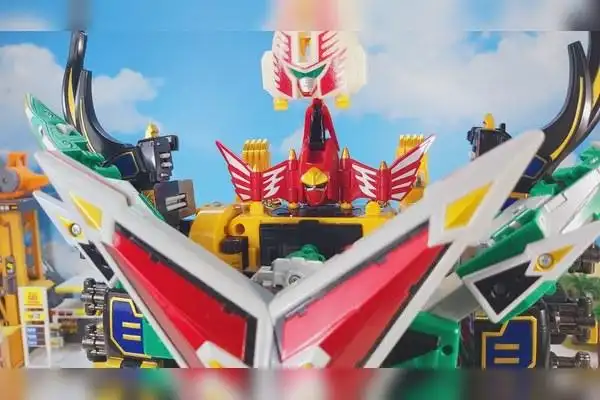 忍风战队dx天雷旋风神定格动画玩具模型手办机器人