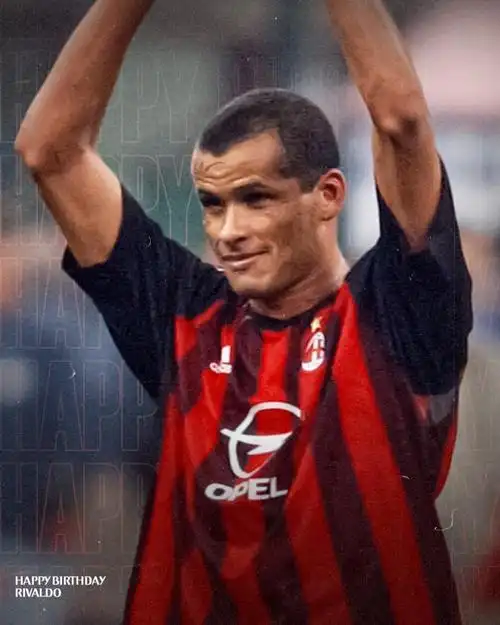 里瓦尔多迎来52岁生日,曾获金球 夺得世界杯,欧冠和2座西甲