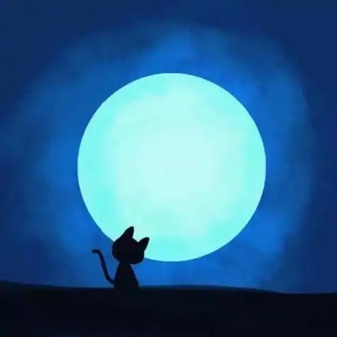 月亮的情侣头像