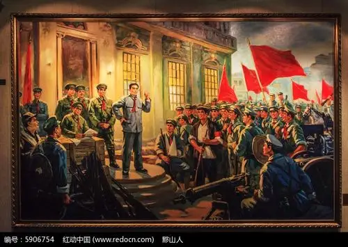 油画作品八一南昌起义