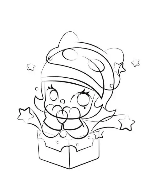 画一个泡泡玛特吧30