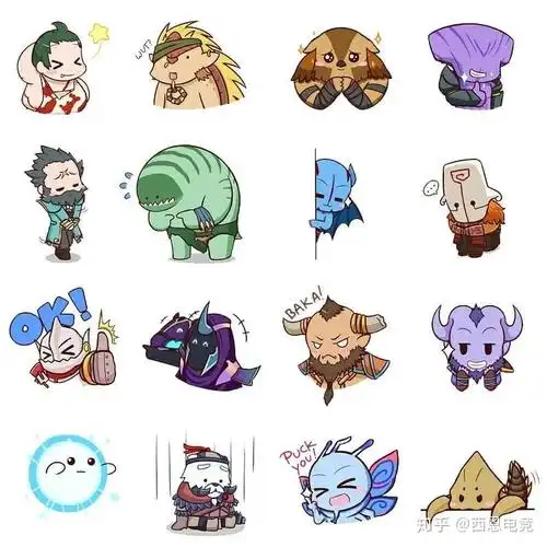 一组dota2英雄头像小图.