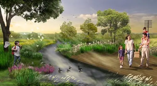 乡村景观效果图