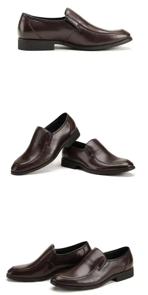 camel骆驼 男鞋 优雅魅力 绅士牛皮商务正装皮鞋新款 a2231003图片_14