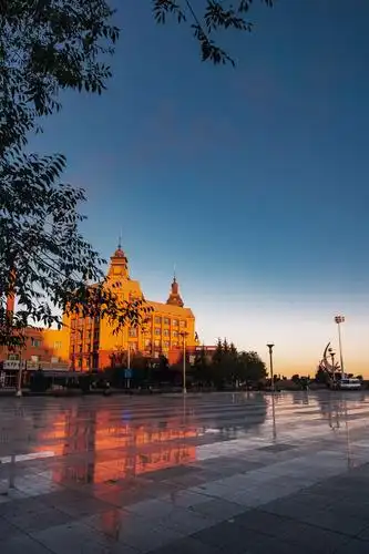 黑龙江风景之八……嘉荫县的早晚