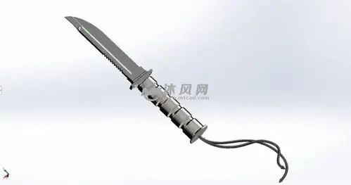 军用匕首设计 - 军工模型图纸 - 沐风网