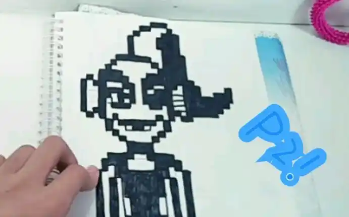 undertale鱼姐的像素图p2