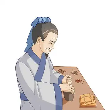 卡通人物中医艾灸养生健康元素卡通人物艾灸中医养生元素春季养生免抠