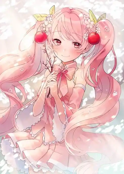 樱|はなこ的初音未来壁纸插画图片