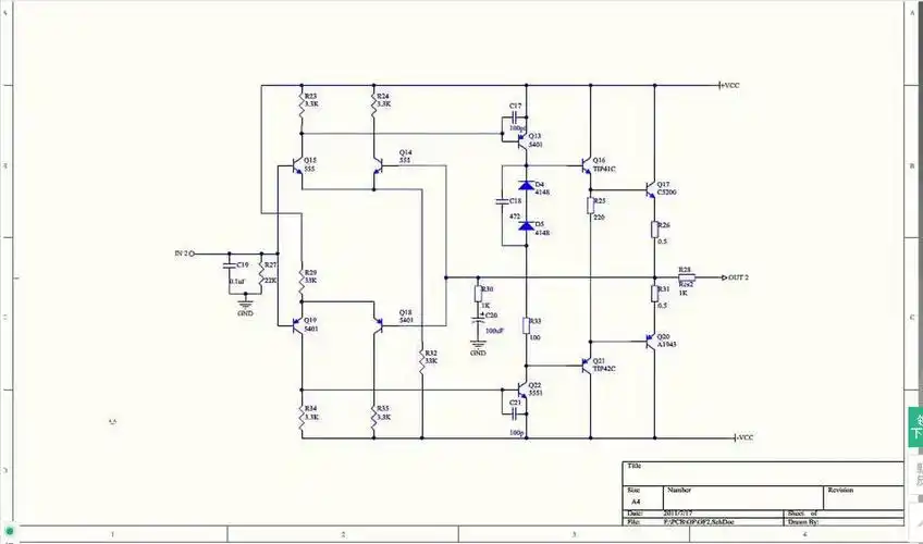 超大功率功放机电路图