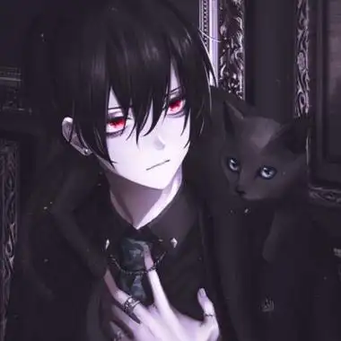 超a的男生头像二次元双色瞳