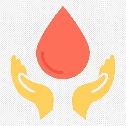 手托血滴图标元素素材png格式_设计素材免费下载_vrf