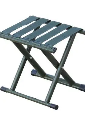 折叠凳子便携式户外超轻铁军训马扎