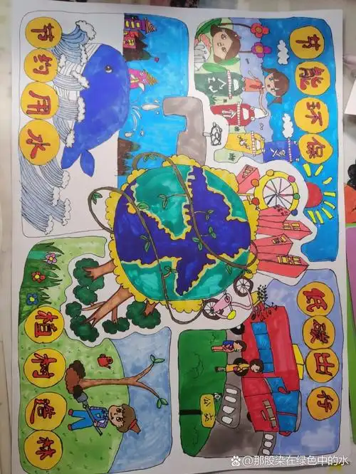 节能减排降耗主题绘画