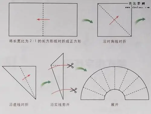 书法练习指导六年级上册 第11课 折纸练习