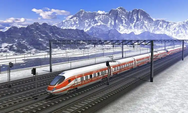 69张超大高清图片火车高铁动车地铁轻轨列车高速铁路交通美工素材