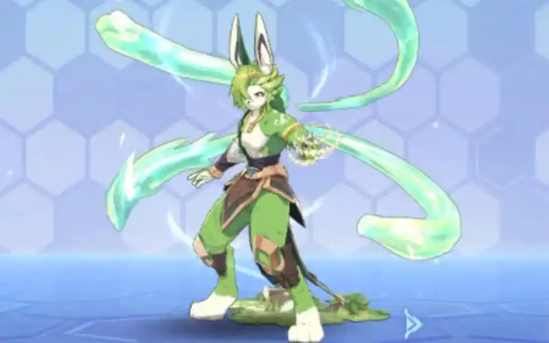 奥拉星手游,大师兔皮肤森林守护展示