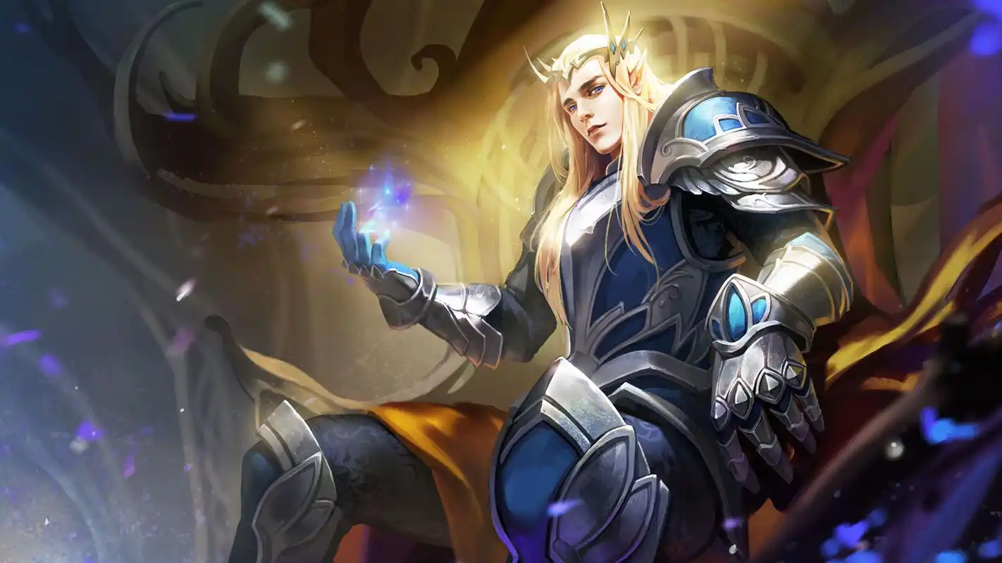 王者荣耀后羿精灵王阿尔法小队半神之弓电脑壁纸