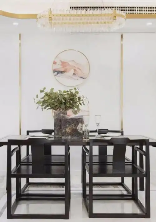 132㎡轻奢新中式深沉与优雅完美融合展现恰到好处的家居魅力