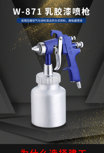 建工w-871气动喷漆枪汽车钣金家具乳胶漆喷漆枪喷涂工具油漆喷枪