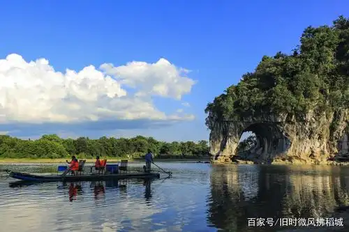 象鼻山美景:气势非凡的象鼻山,令人神往遐思!