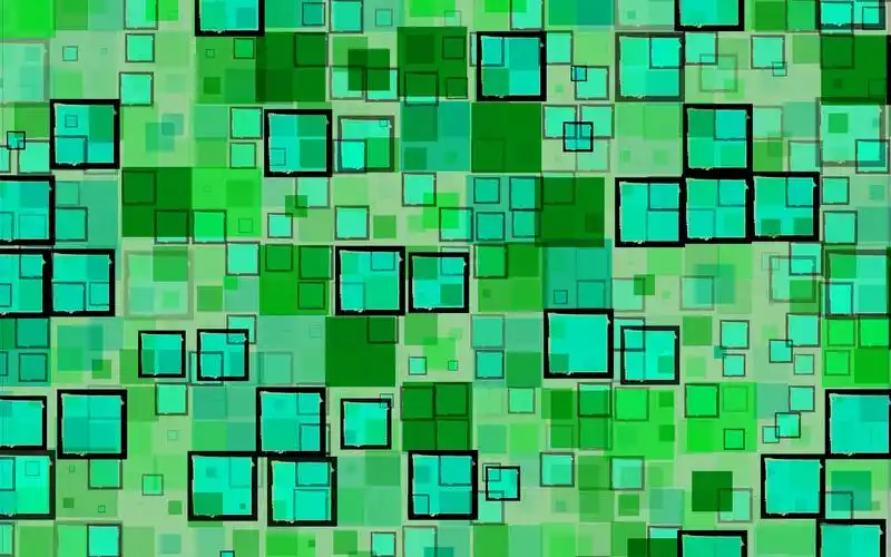 壁纸 绿色正方形,几何,纹理背景 3840x2160 uhd 4k 高清壁纸, 图片