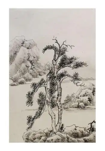 2020画家班传统山水画初级课程作业(后三天)