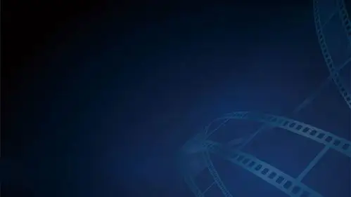 三张蓝色电影胶片ppt背景图片