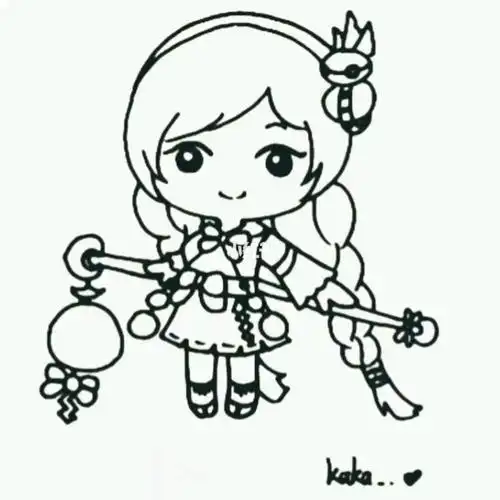 王者荣耀 大乔简笔画教程简笔画教程人文绘画