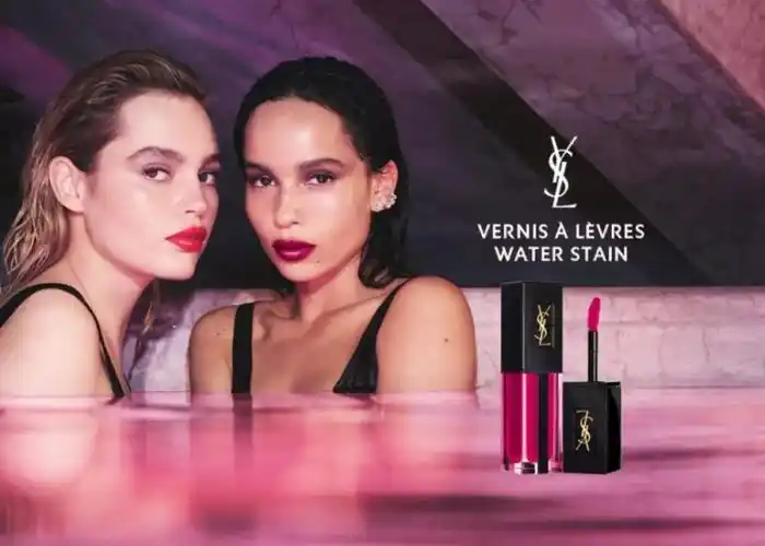 ysl2019夏季新品口红奢华缎面水光染唇釉颜色美到想全包