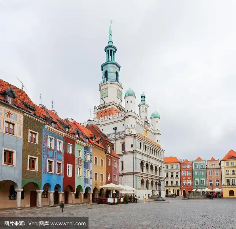 波兰波兹南的老市场广场