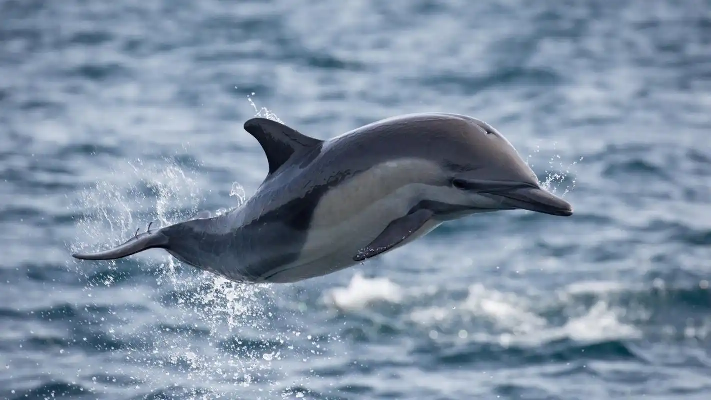 海豚微笑图片大全高清电脑壁纸