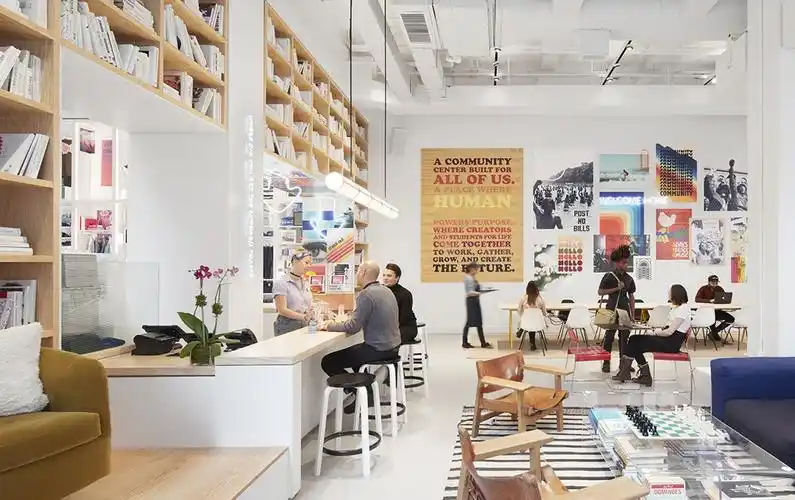 we work,联合办公空间,we联合办公 零售空间,联合办公室设计,办公室