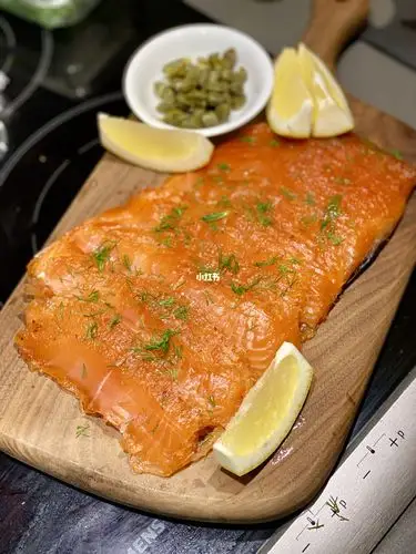 自家制盐腌三文鱼homemadecuredsalmon