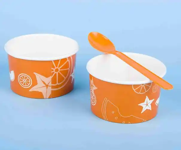 3 盎司纸冰淇淋杯容器