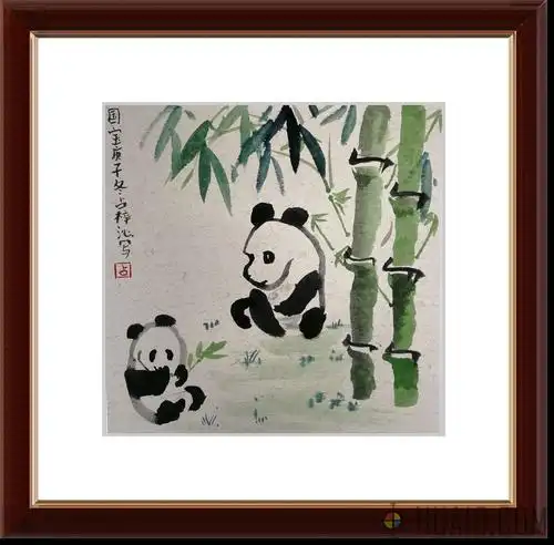 索宁艺术国画班第17课:《熊猫》